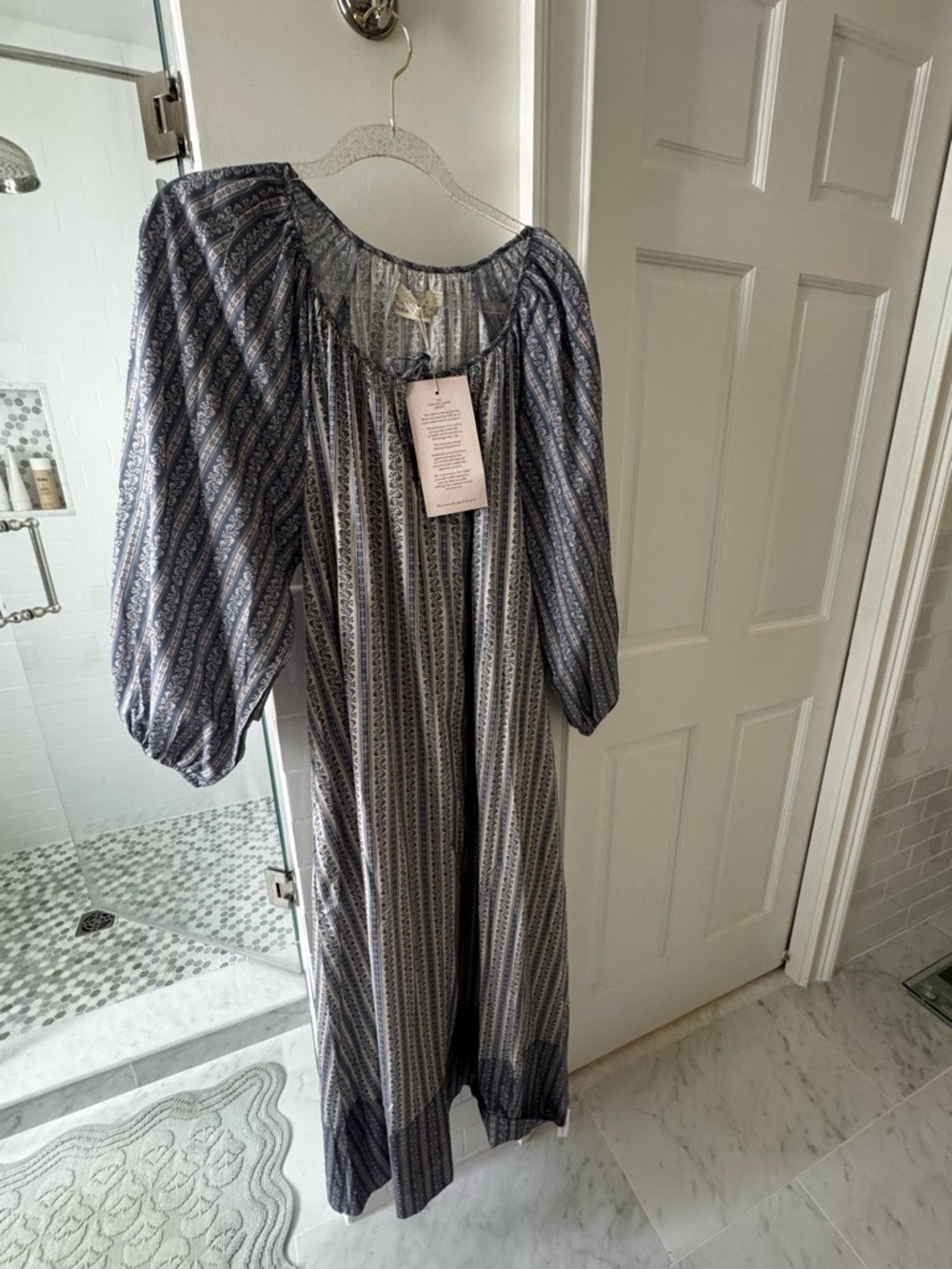 NWT Christy Dawn Tori Maxi Dress Meadow Stripe Size Small - Picture 4 of 6